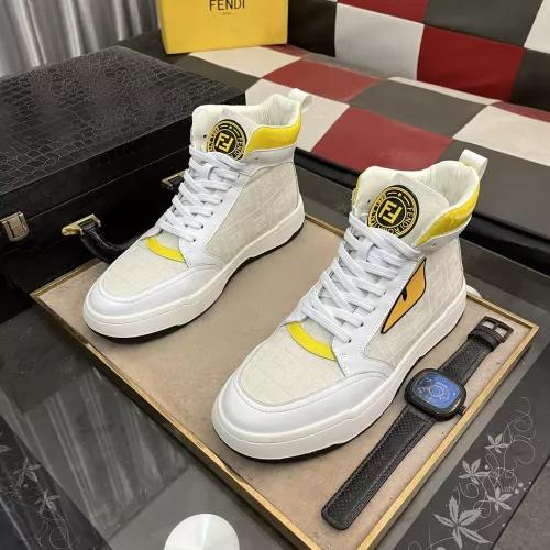 Replica Fendi High Tops Casual Shoes For Men #1274151 $80.00 USD for Wholesale