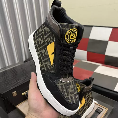 Replica Fendi High Tops Casual Shoes For Men #1274152 $80.00 USD for Wholesale