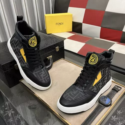 Replica Fendi High Tops Casual Shoes For Men #1274153 $80.00 USD for Wholesale