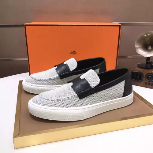 Replica Hermes Casual Shoes For Men #1274194 $98.00 USD for Wholesale