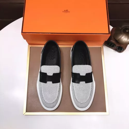 Replica Hermes Casual Shoes For Men #1274194 $98.00 USD for Wholesale