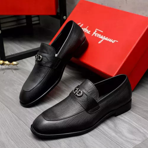 Wholesale Salvatore Ferragamo Leather Shoes For Men #1274218 $82.00 USD, Wholesale Quality Replica Salvatore Ferragamo Leather Shoes