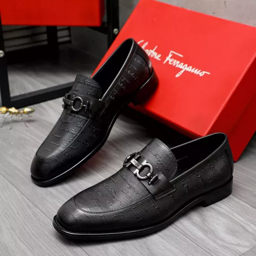 Wholesale Salvatore Ferragamo Leather Shoes For Men #1274219 $82.00 USD, Wholesale Quality Replica Salvatore Ferragamo Leather Shoes