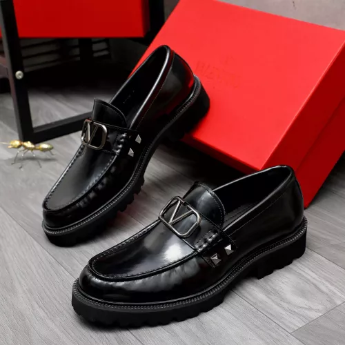 Wholesale Valentino Leather Shoes For Men #1274225 $96.00 USD, Wholesale Quality Replica Valentino Leather Shoes