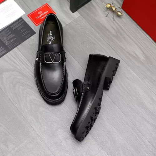 Replica Valentino Leather Shoes For Men #1274226 $96.00 USD for Wholesale