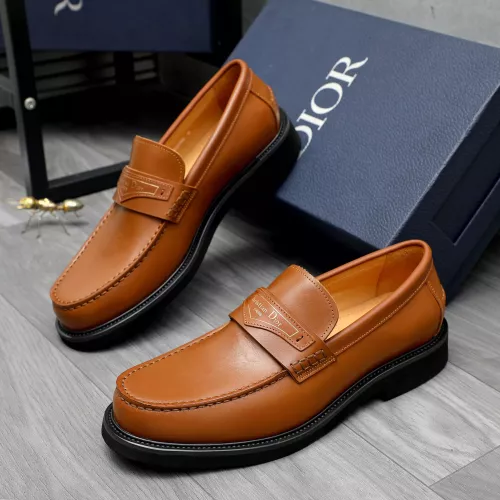 Wholesale Christian Dior Leather Shoes For Men #1274227 $88.00 USD, Wholesale Quality Replica Christian Dior Leather Shoes