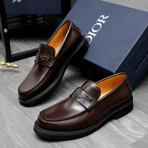 Wholesale Christian Dior Leather Shoes For Men #1274229 $88.00 USD, Wholesale Quality Replica Christian Dior Leather Shoes