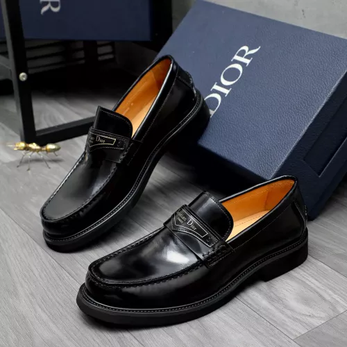 Wholesale Christian Dior Leather Shoes For Men #1274230 $88.00 USD, Wholesale Quality Replica Christian Dior Leather Shoes