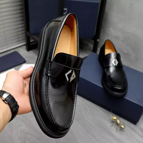 Replica Christian Dior Leather Shoes For Men #1274231 $88.00 USD for Wholesale