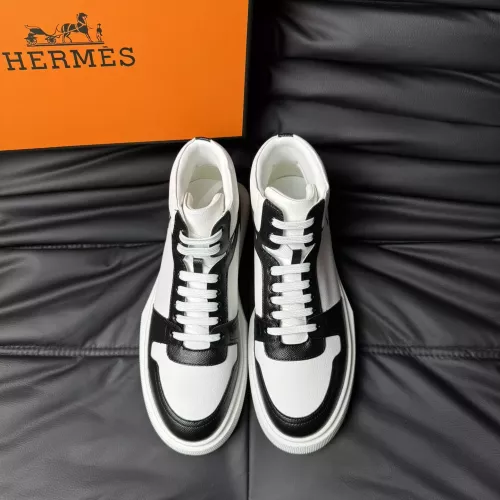 Replica Hermes High Tops Shoes For Men #1274235 $82.00 USD for Wholesale