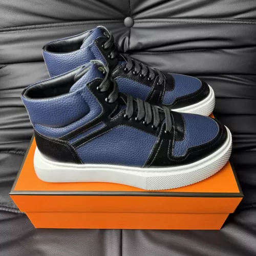 Wholesale Hermes High Tops Shoes For Men #1274236 $82.00 USD, Wholesale Quality Replica Hermes High Tops Shoes