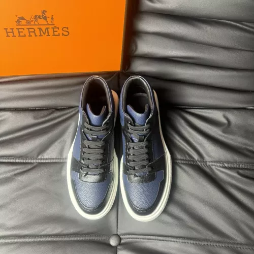 Replica Hermes High Tops Shoes For Men #1274236 $82.00 USD for Wholesale