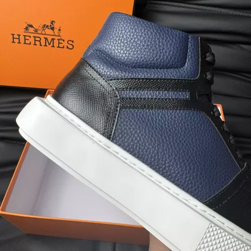 Replica Hermes High Tops Shoes For Men #1274236 $82.00 USD for Wholesale