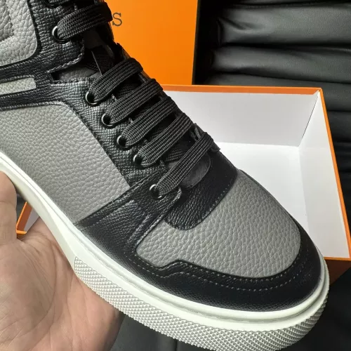 Replica Hermes High Tops Shoes For Men #1274237 $82.00 USD for Wholesale