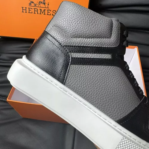 Replica Hermes High Tops Shoes For Men #1274237 $82.00 USD for Wholesale