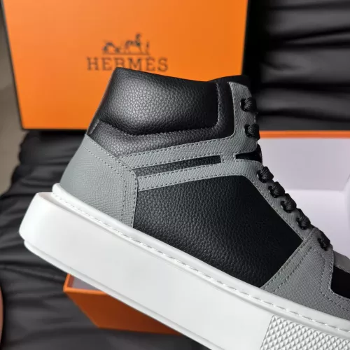 Replica Hermes High Tops Shoes For Men #1274238 $82.00 USD for Wholesale