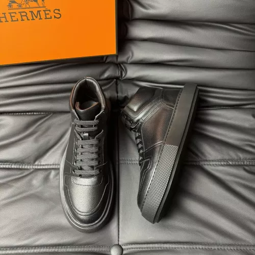 Replica Hermes High Tops Shoes For Men #1274239 $82.00 USD for Wholesale