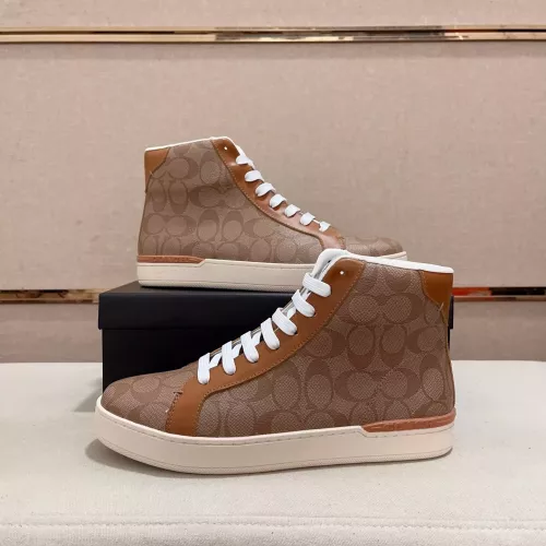 Wholesale Coach High Tops Shoes For Men #1274261 $82.00 USD, Wholesale Quality Replica Coach High Tops Shoes