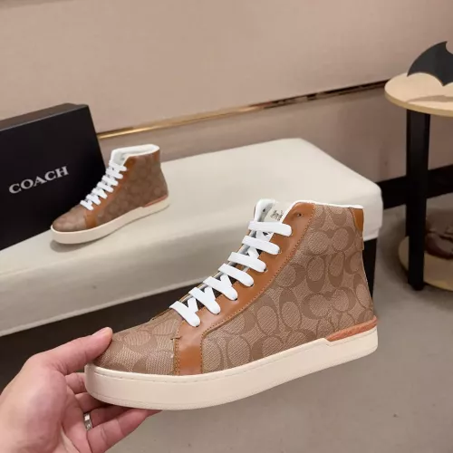 Replica Coach High Tops Shoes For Men #1274261 $82.00 USD for Wholesale