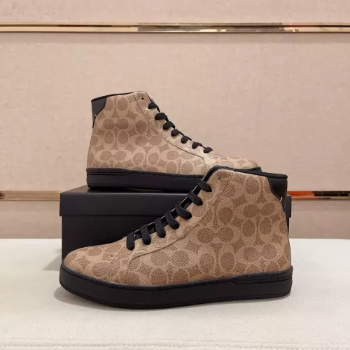 Wholesale Coach High Tops Shoes For Men #1274262 $82.00 USD, Wholesale Quality Replica Coach High Tops Shoes