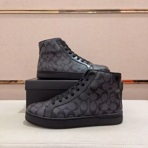 Wholesale Coach High Tops Shoes For Men #1274263 $82.00 USD, Wholesale Quality Replica Coach High Tops Shoes