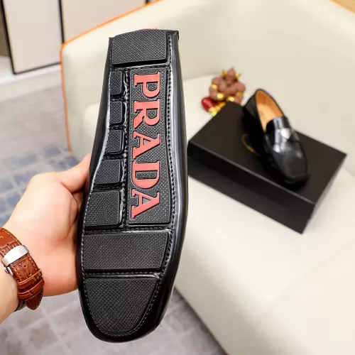 Replica Prada Leather Shoes For Men #1274265 $72.00 USD for Wholesale