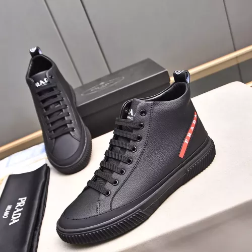 Replica Prada High Top Shoes For Men #1274296 $82.00 USD for Wholesale