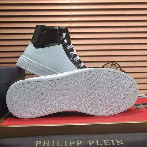 Replica Philipp Plein PP High Tops Shoes For Men #1274328 $85.00 USD for Wholesale