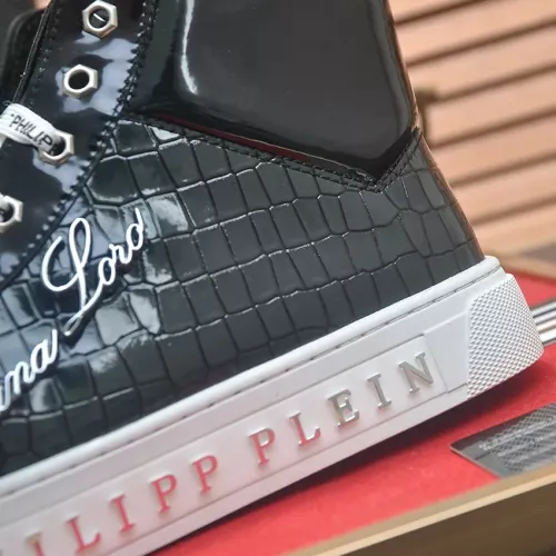 Replica Philipp Plein PP High Tops Shoes For Men #1274330 $85.00 USD for Wholesale