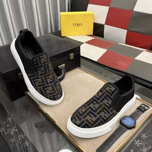 Wholesale Fendi Casual Shoes For Men #1274332 $72.00 USD, Wholesale Quality Replica Fendi Casual Shoes