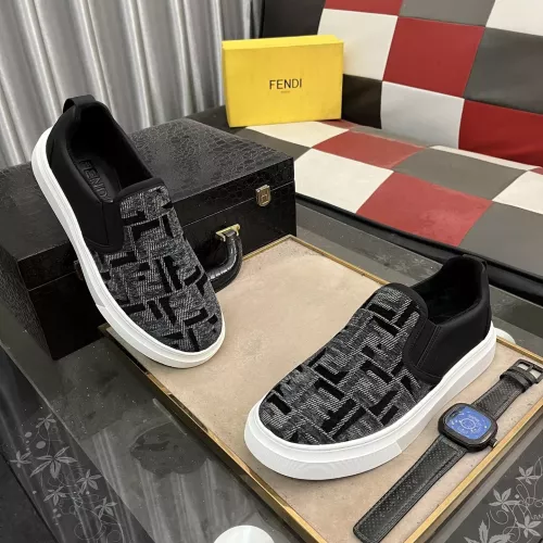 Wholesale Fendi Casual Shoes For Men #1274333 $72.00 USD, Wholesale Quality Replica Fendi Casual Shoes