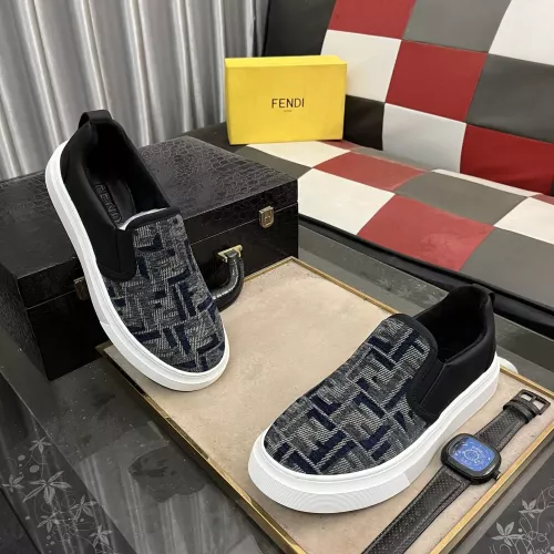 Wholesale Fendi Casual Shoes For Men #1274334 $72.00 USD, Wholesale Quality Replica Fendi Casual Shoes