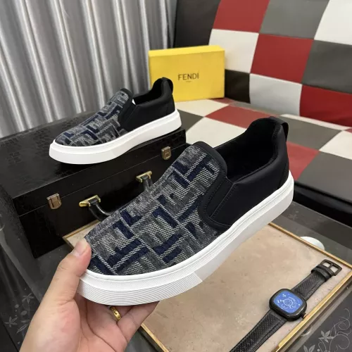 Replica Fendi Casual Shoes For Men #1274334 $72.00 USD for Wholesale