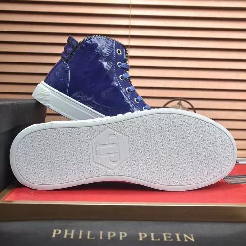 Replica Philipp Plein PP High Tops Shoes For Men #1274379 $88.00 USD for Wholesale