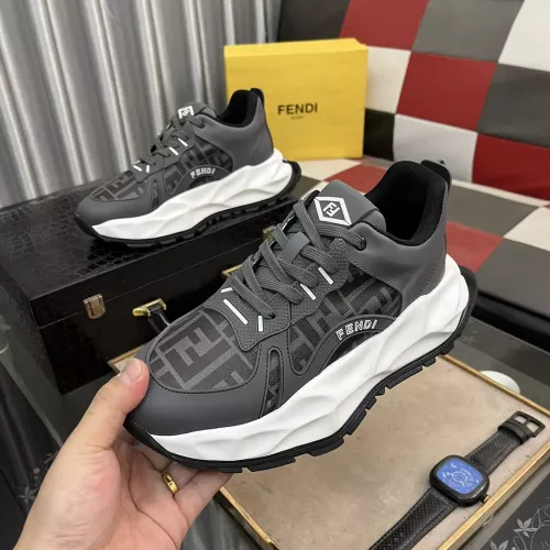 Wholesale Fendi Casual Shoes For Men #1274382 $98.00 USD, Wholesale Quality Replica Fendi Casual Shoes