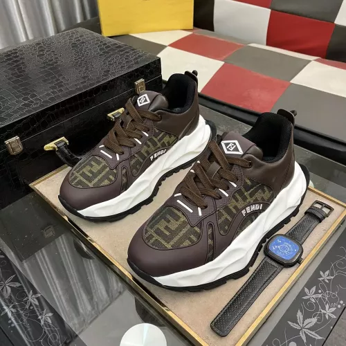 Replica Fendi Casual Shoes For Men #1274383 $98.00 USD for Wholesale