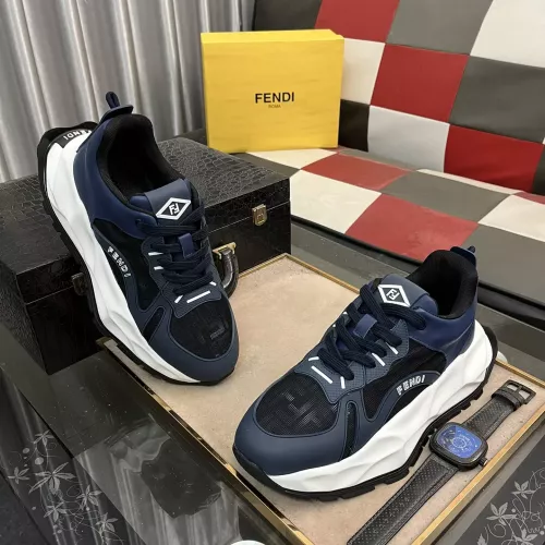 Replica Fendi Casual Shoes For Men #1274384 $98.00 USD for Wholesale