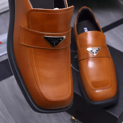 Replica Prada Leather Shoes For Men #1274392 $96.00 USD for Wholesale