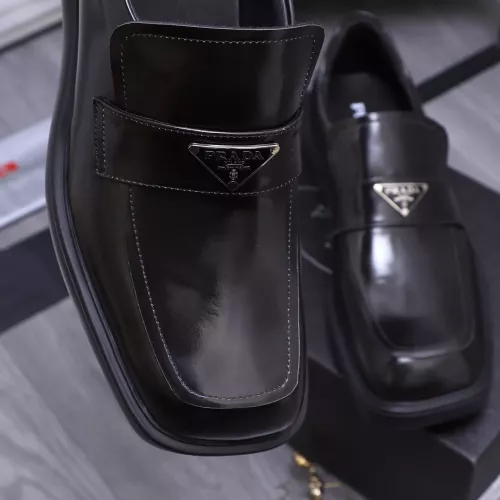 Replica Prada Leather Shoes For Men #1274395 $96.00 USD for Wholesale