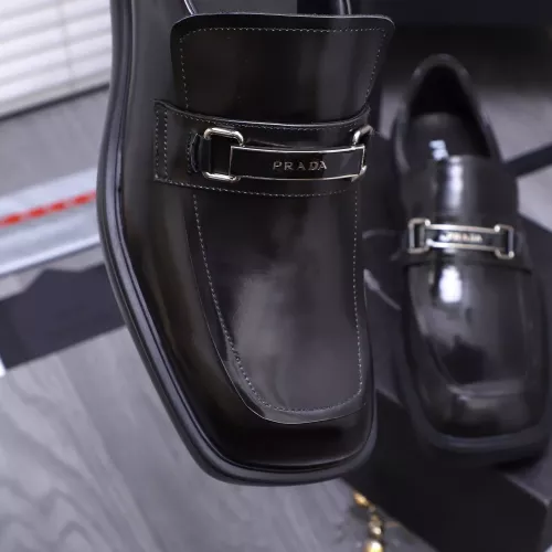 Replica Prada Leather Shoes For Men #1274396 $96.00 USD for Wholesale