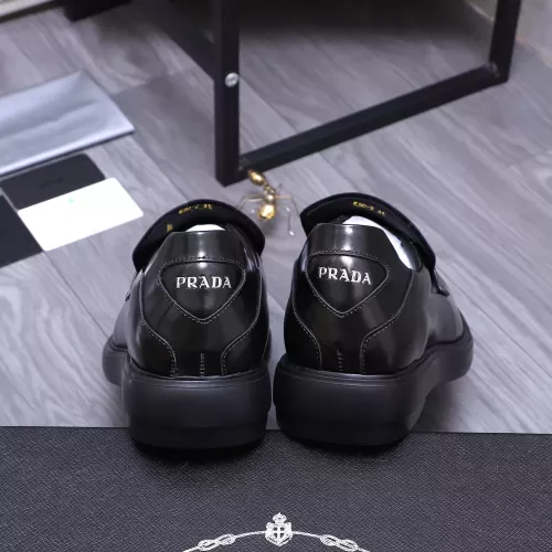 Replica Prada Leather Shoes For Men #1274396 $96.00 USD for Wholesale