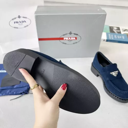 Replica Prada Leather Shoes For Women #1274408 $98.00 USD for Wholesale