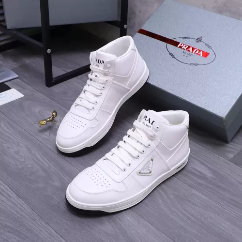 Wholesale Prada High Top Shoes For Women #1274415 $105.00 USD, Wholesale Quality Replica Prada High Top Shoes