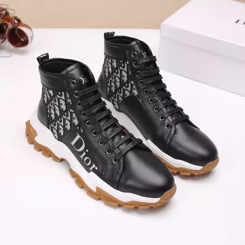 Replica Christian Dior High Top Shoes For Women #1274436 $82.00 USD for Wholesale