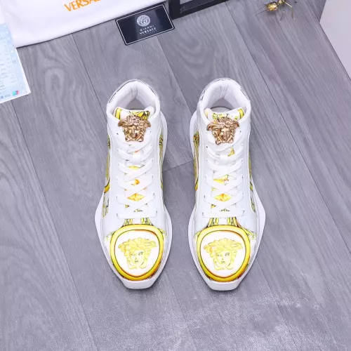 Replica Versace High Tops Shoes For Women #1274451 $76.00 USD for Wholesale