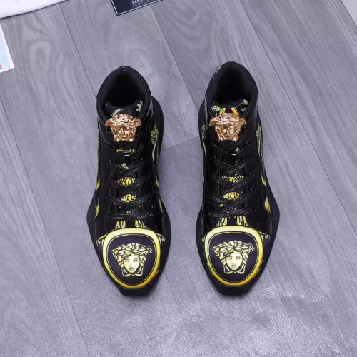 Replica Versace High Tops Shoes For Women #1274453 $76.00 USD for Wholesale