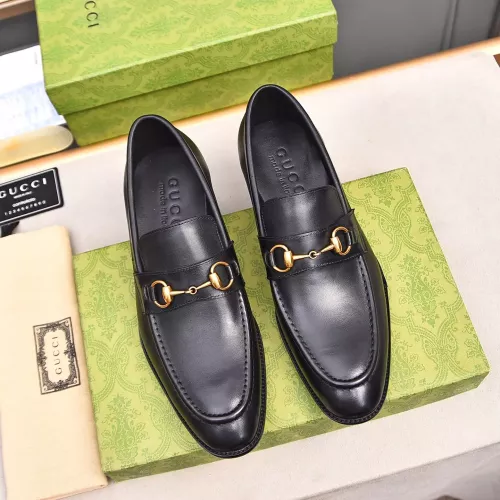 Replica Gucci Oxfords Shoes For Women #1274455 $92.00 USD for Wholesale