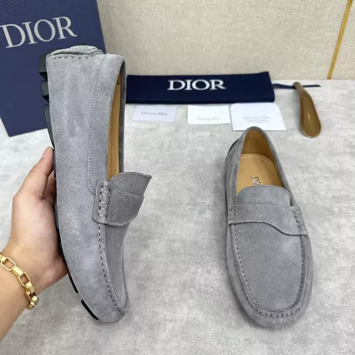 Replica Christian Dior Leather Shoes For Women #1274458 $130.00 USD for Wholesale