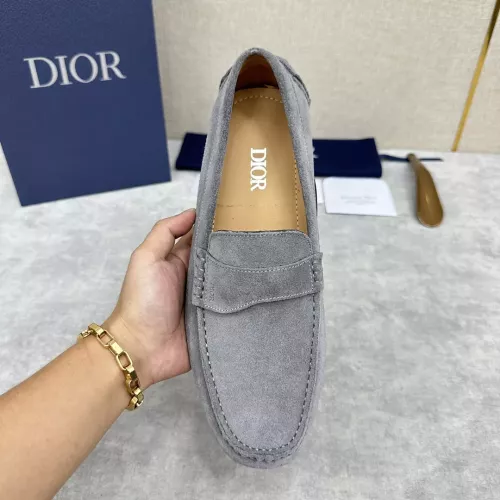 Replica Christian Dior Leather Shoes For Women #1274458 $130.00 USD for Wholesale