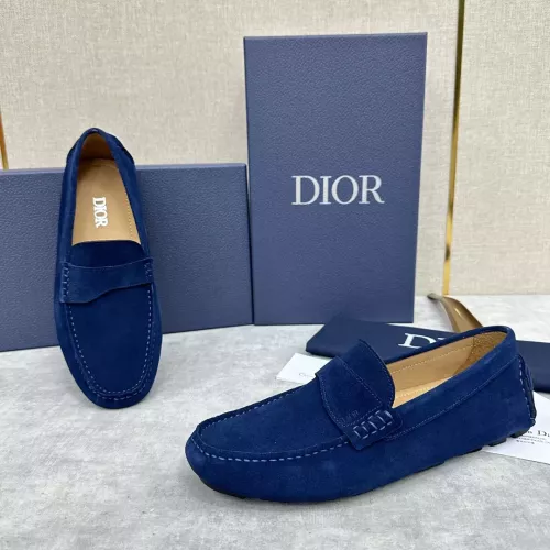 Wholesale Christian Dior Leather Shoes For Women #1274459 $130.00 USD, Wholesale Quality Replica Christian Dior Leather Shoes